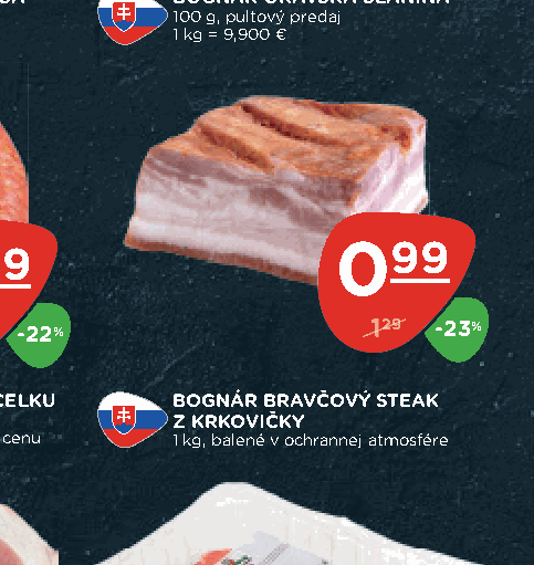 BOGNÁR BRAVČOVÝ STEAK Z KRKOVIČKY