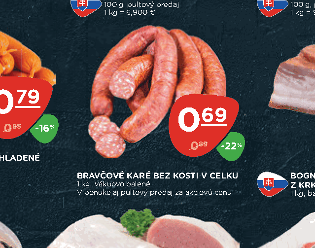 BRAVČOVÉ KARÉ BEZ KOSTI V CELKU