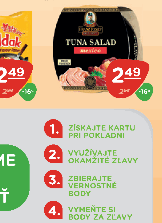 ZÍSKAJTE KARTU PRI POKLADNI