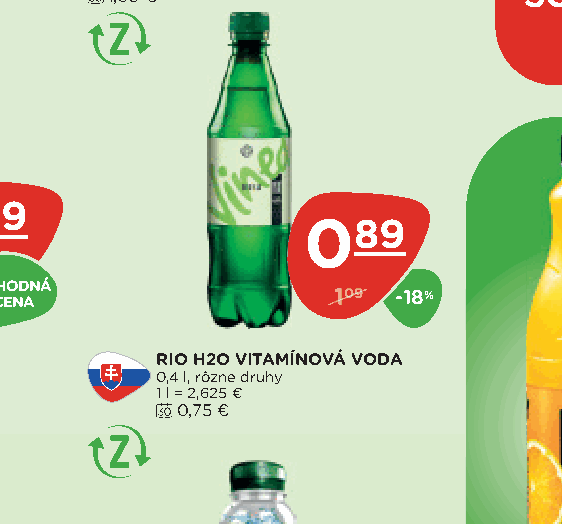 RIO H2O VITAMÍNOVÁ VODA