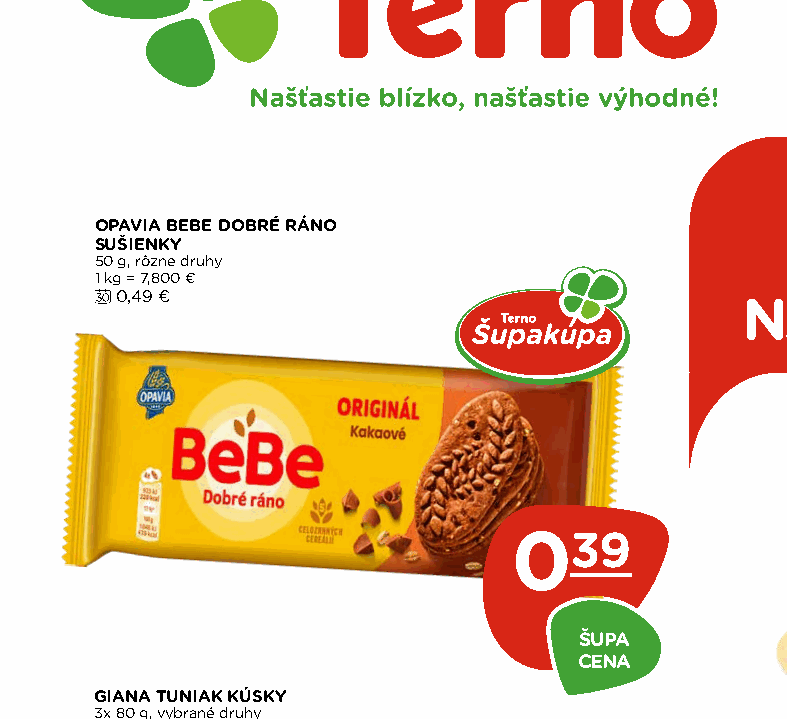 OPAVIA BEBE DOBRÉ RÁNO SUŠIENKY
