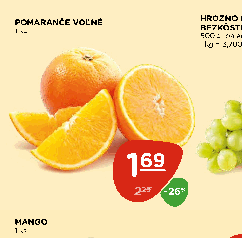POMARANČE VOĽNÉ