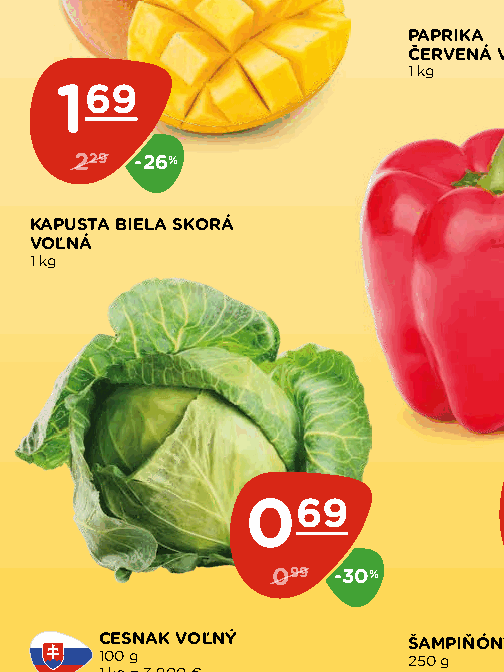 KAPUSTA BIELA SKORÁ VOĽNÁ