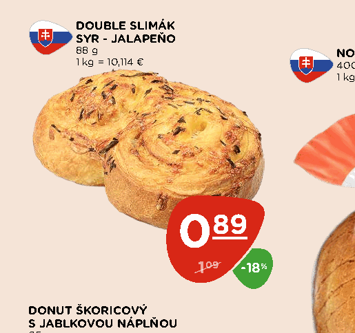 DOUBLE SLIMÁK SYR - JALAPEŇO