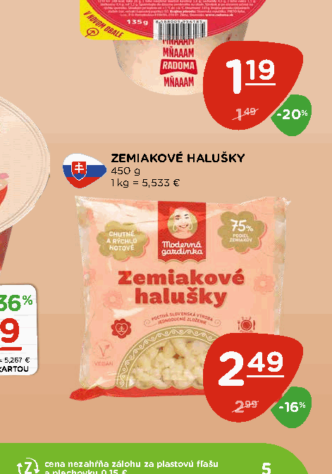ZEMIAKOVÉ HALUŠKY