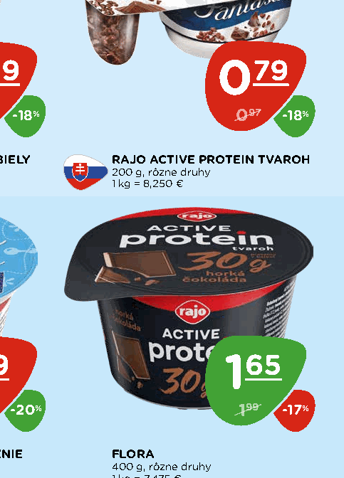 RAJO ACTIVE PROTEIN TVAROH