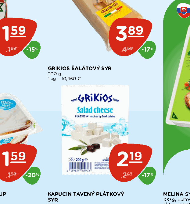 GRIKIOS ŠALÁTOVÝ SYR