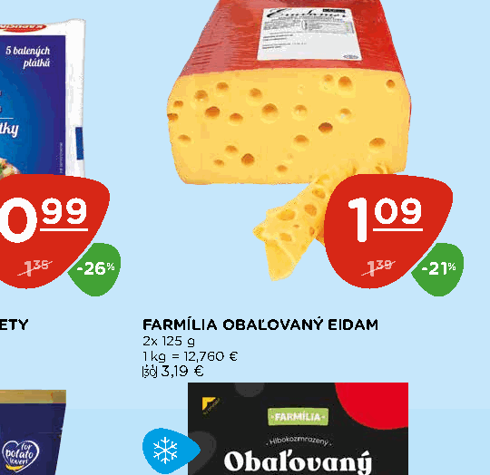 FARMÍLIA OBAĽOVANÝ EIDAM