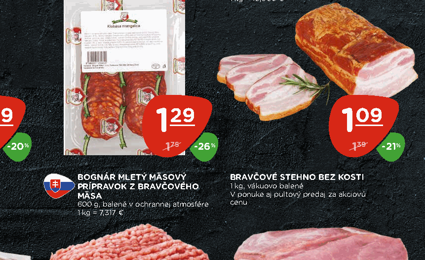 BRAVČOVÉ STEHNO BEZ KOSTI