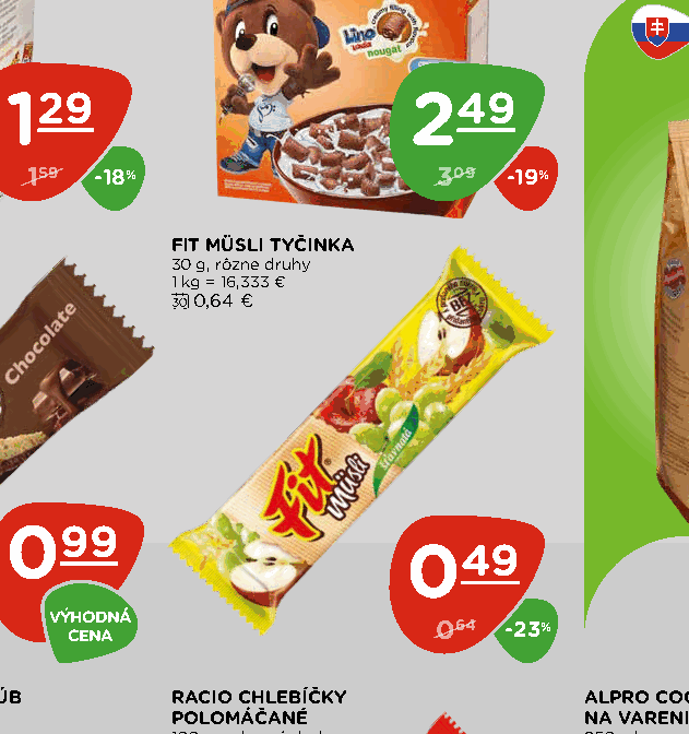 FIT MÜSLI TYČINKA