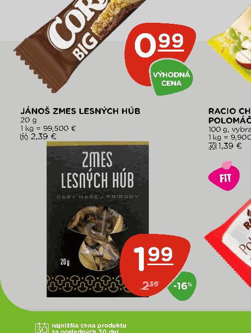 JÁNOŠ ZMES LESNÝCH HÚB