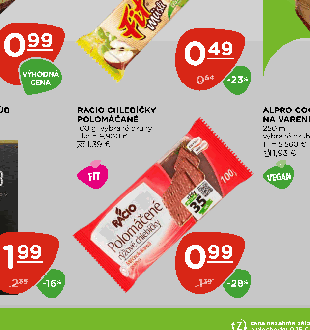 RACIO CHLEBÍČKY POLOMÁČANÉ