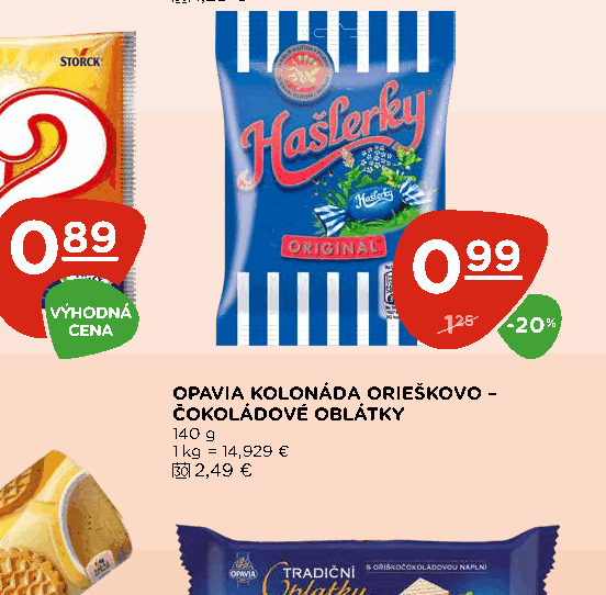 OPAVIA KOLONÁDA ORIEŠKOVO – ČOKOLÁDOVÉ OBLÁTKY