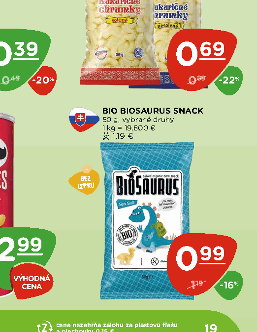 BIO BIOSAURUS SNACK