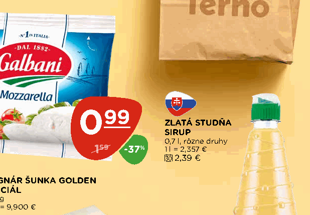 ZLATÁ STUDŇA SIRUP