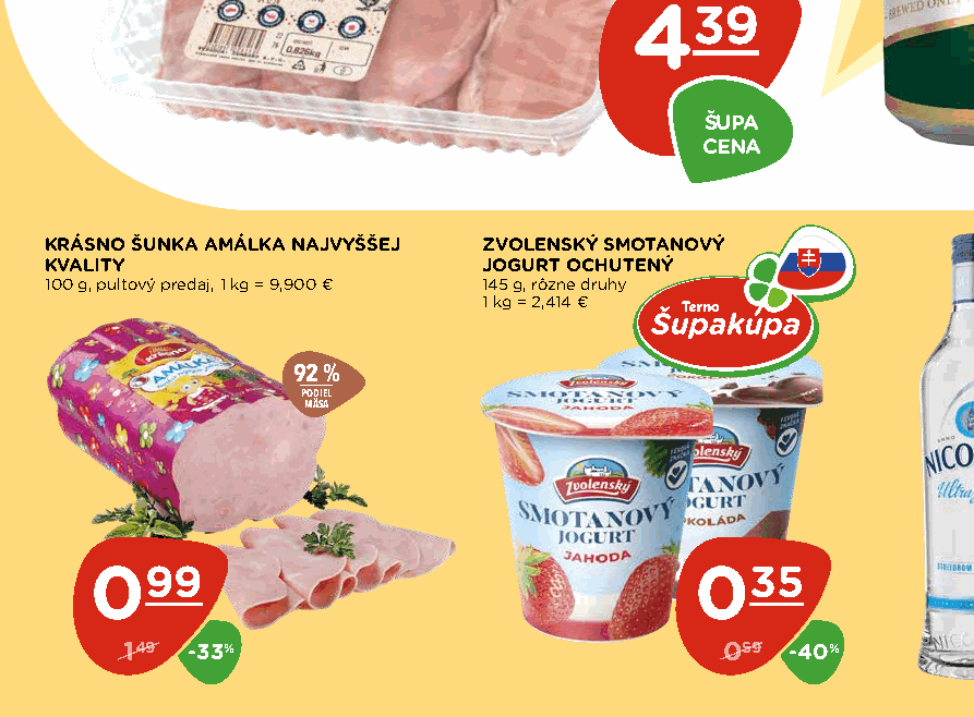 ZVOLENSKÝ SMOTANOVÝ JOGURT OCHUTENÝ
