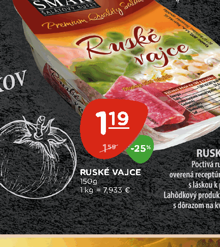 RUSKÉ VAJCE
