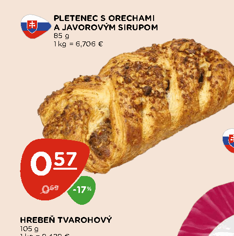 PLETENEC S ORECHAMI A JAVOROVÝM SIRUPOM