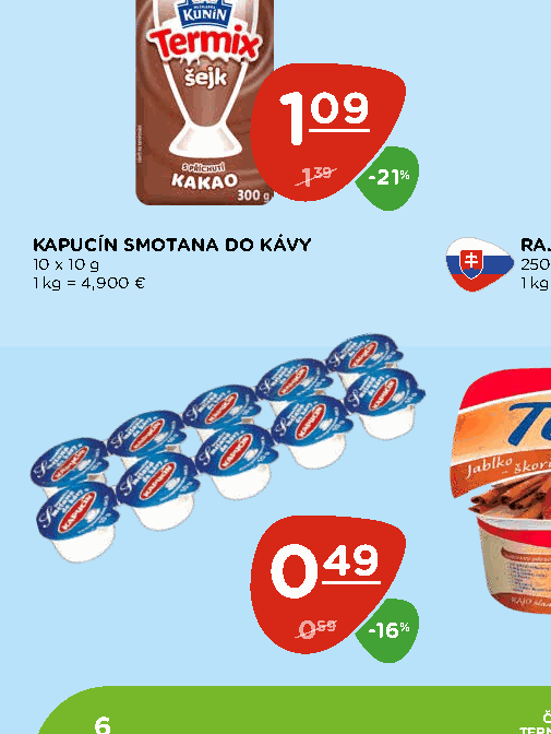 KAPUCÍN SMOTANA DO KÁVY