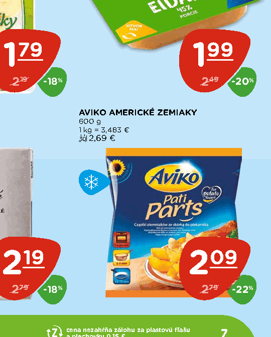 AVIKO AMERICKÉ ZEMIAKY