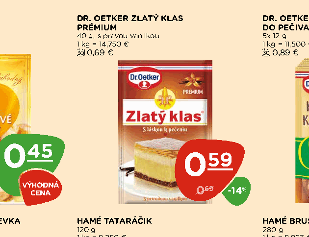 DR. OETKER ZLATÝ KLAS PRÉMIUM