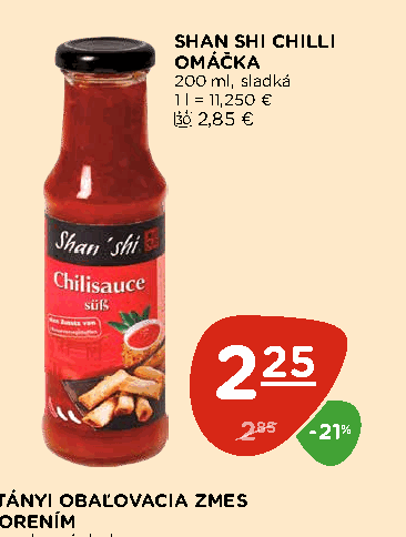 SHAN SHI CHILLI OMÁČKA