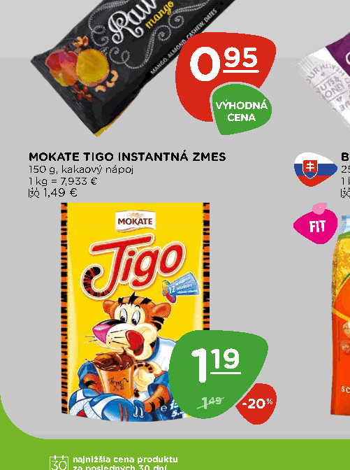 MOKATE TIGO INSTANTNÁ ZMES