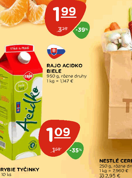 RAJO ACIDKO BIELE