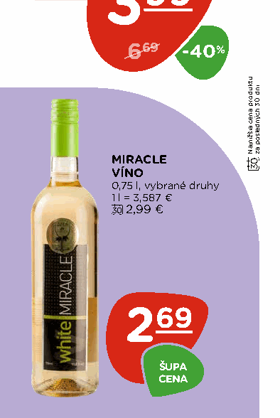 MIRACLE VÍNO