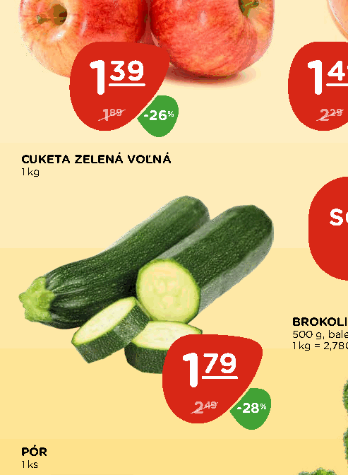 CUKETA ZELENÁ VOĽNÁ