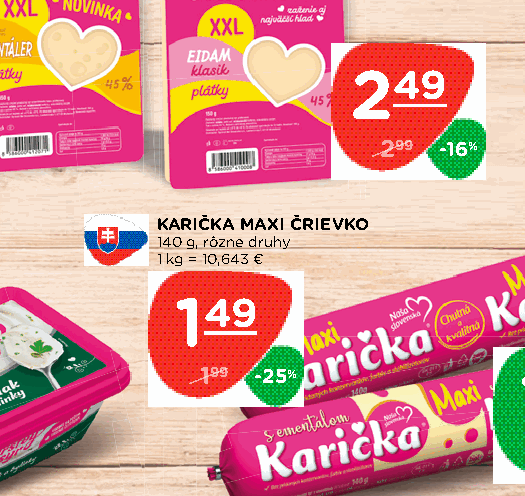 KARIČKA MAXI ČRIEVKO