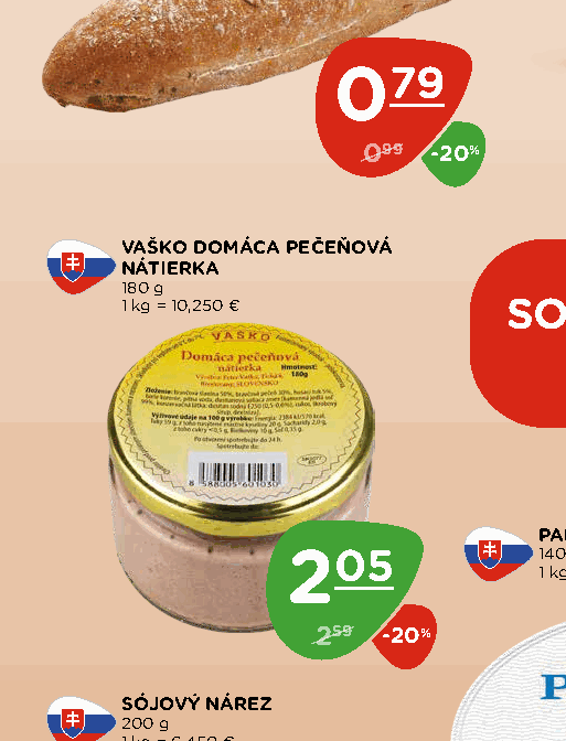 VAŠKO DOMÁCA PEČEŇOVÁ NÁTIERKA