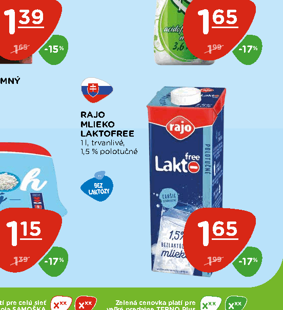 RAJO MLIEKO LAKTOFREE