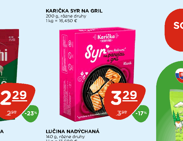 KARIČKA SYR NA GRIL