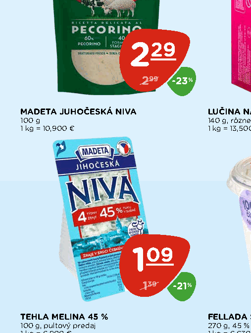 MADETA JUHOČESKÁ NIVA