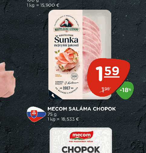 MECOM SALÁMA CHOPOK