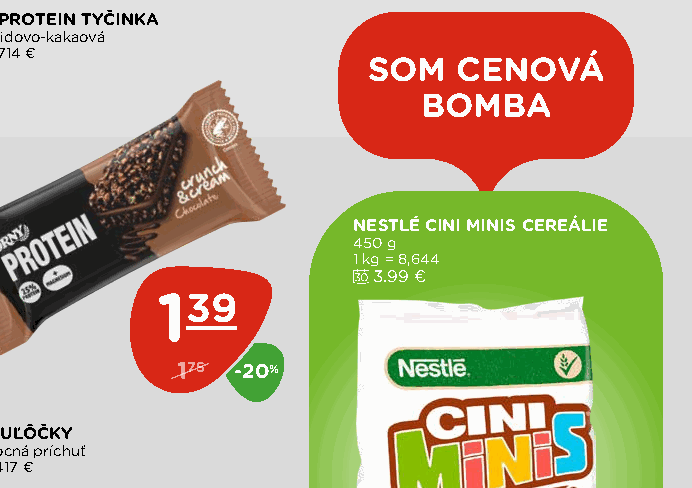 NESTLÉ CINI MINIS CEREÁLIE