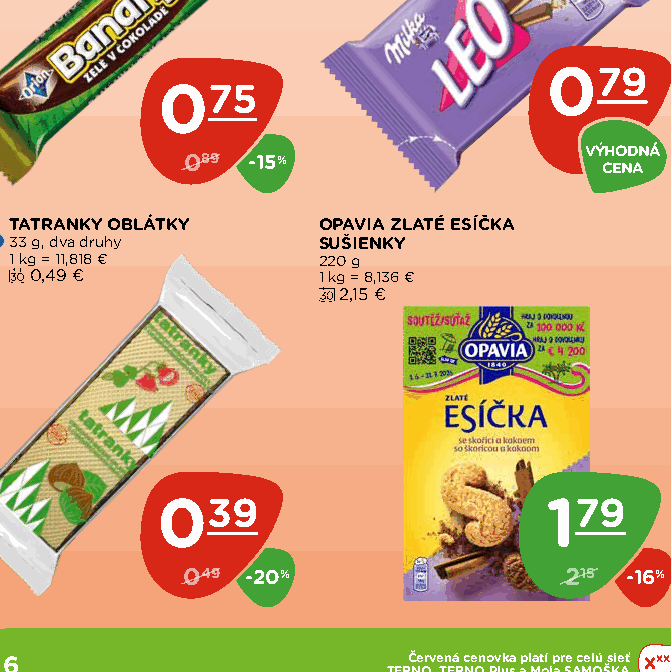 OPAVIA ZLATÉ ESÍČKA SUŠIENKY