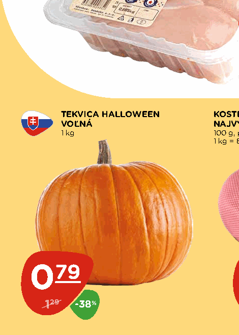 TEKVICA HALLOWEEN VOĽNÁ