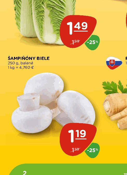 ŠAMPIŇÓNY BIELE