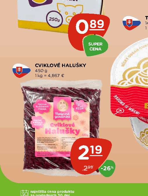CVIKLOVÉ HALUŠKY