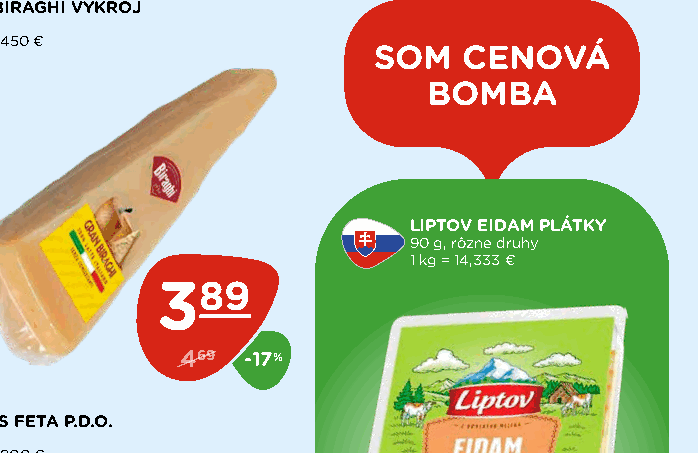 LIPTOV EIDAM PLÁTKY