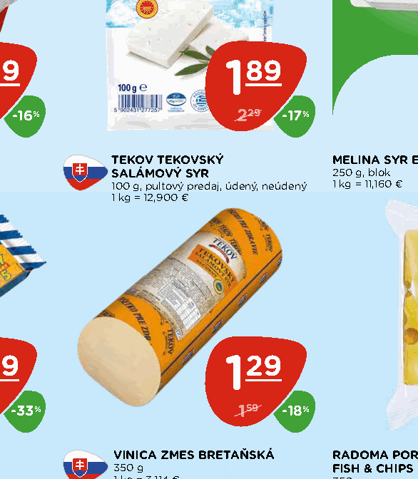 TEKOV TEKOVSKÝ SALÁMOVÝ SYR