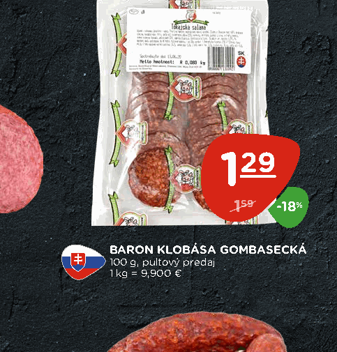 BARON KLOBÁSA GOMBASECKÁ