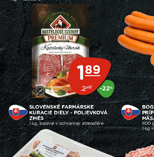 SLOVENSKÉ FARMÁRSKE KURACIE DIELY - POLIEVKOVÁ ZMES