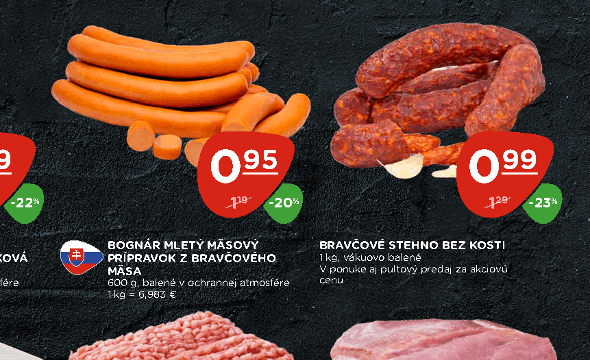 BRAVČOVÉ STEHNO BEZ KOSTI