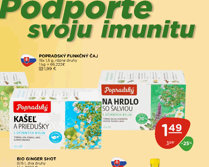 POPRADSKÝ FUNKČNÝ ČAJ