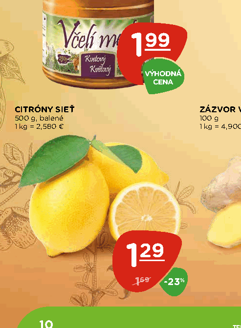 CITRÓNY SIEŤ