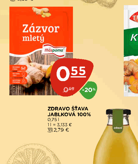 ZDRAVO ŠŤAVA JABLKOVÁ 100%