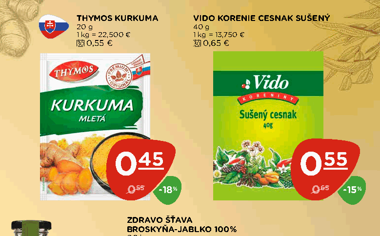 VIDO KORENIE CESNAK SUŠENÝ